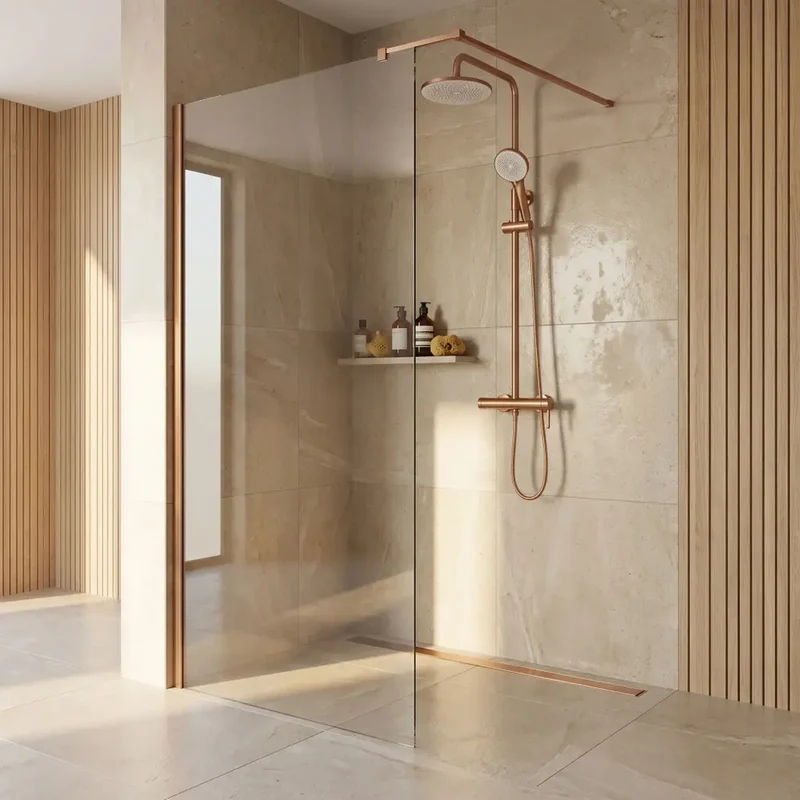 Dusche Rivo Kupfer Matt