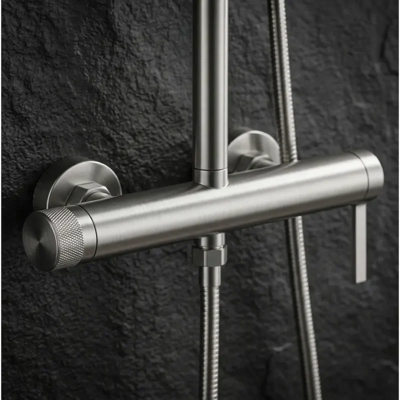 Dusche Rivo Chrom Matt