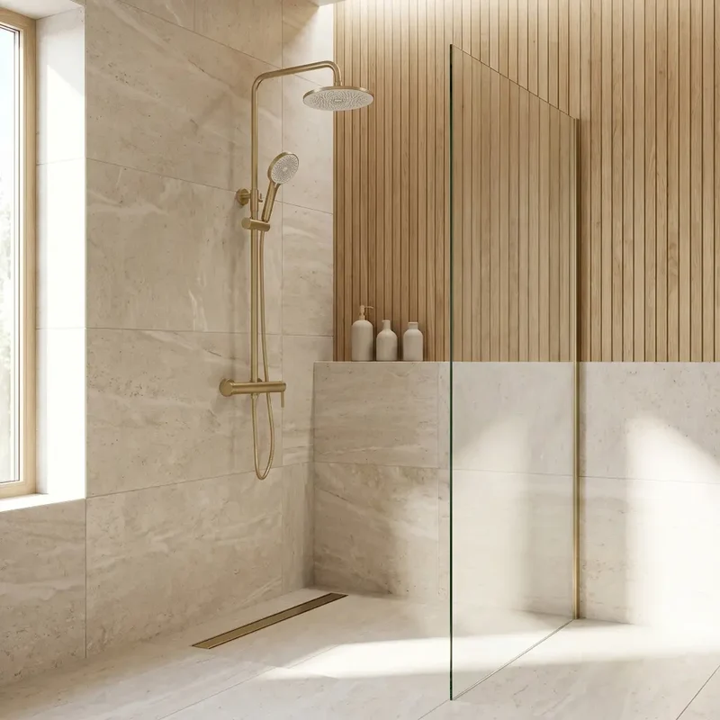 Dusche Rivo Gold Matt