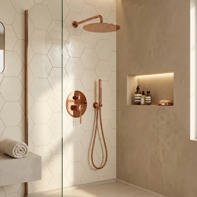 Dusche Unterputz Venti Kupfer