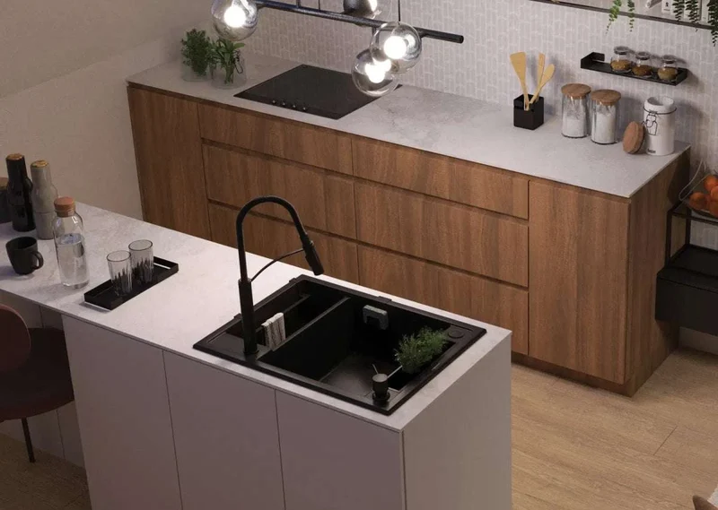 DEANTE Magnetic Zubehörset für Spülbecken // Nero // ZZMKN11O