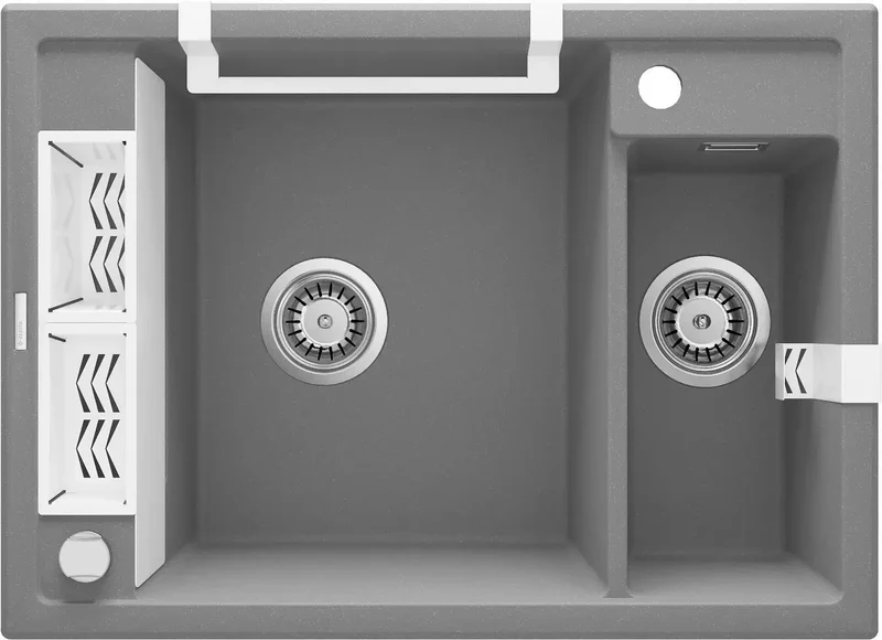 DEANTE Magnetic Zubehörset für Spülbecken // Bianco // ZZMKA11O