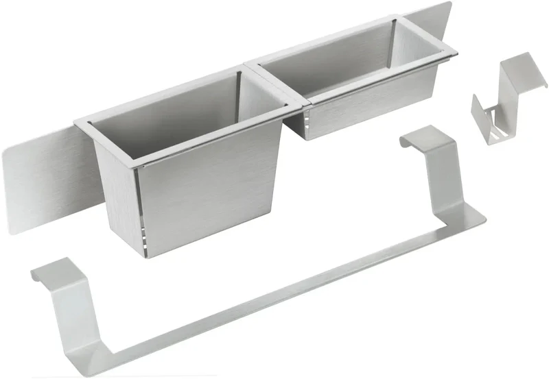 DEANTE Magnetic Zubehörset für Spülbecken // gebürsteter Stahl // ZZMK011O