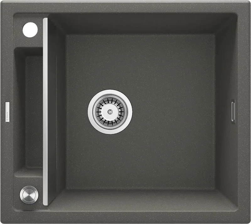 DEANTE Magnetic Granitspülbecken Magnetisch // Anthrazit Metallic // ZRM-T103