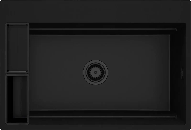 DEANTE Magnetic Granitspülbecken Magnetisch // Nero // ZRM-N10B