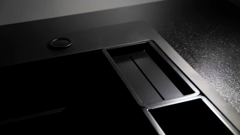 DEANTE Magnetic Granitspülbecken Magnetisch // Nero // ZRM-N10B