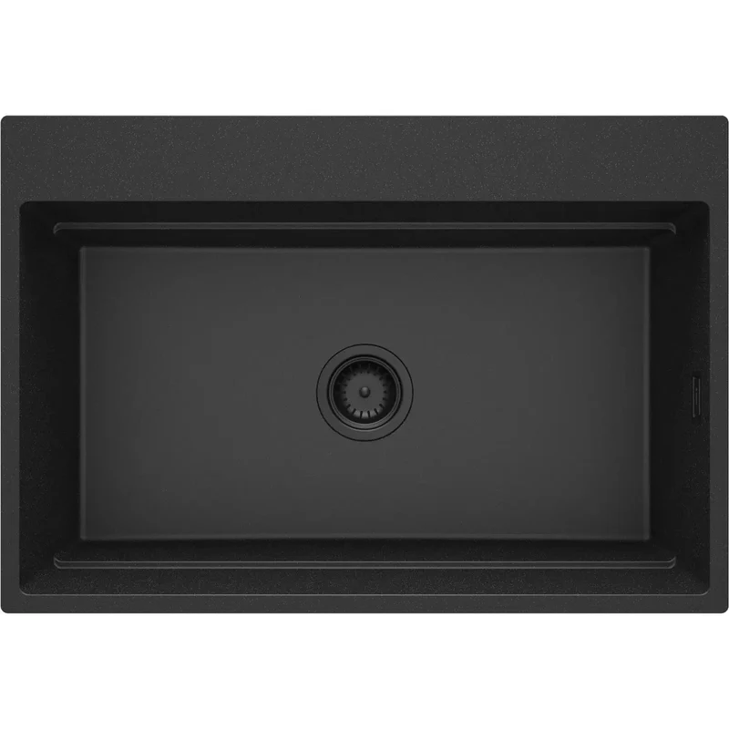 DEANTE Magnetic Granitspülbecken Magnetisch // Graphit Metallic // ZRM-G10B