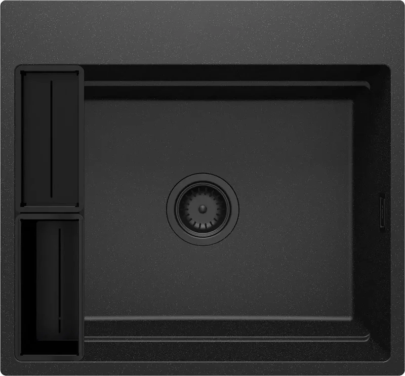 DEANTE Magnetic Granitspülbecken Magnetisch // Graphit Metallic // ZRM-G10A