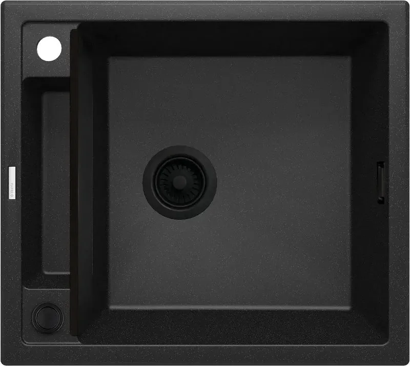 DEANTE Magnetic Granitspülbecken Magnetisch // Graphit Metallic // ZRM-G103