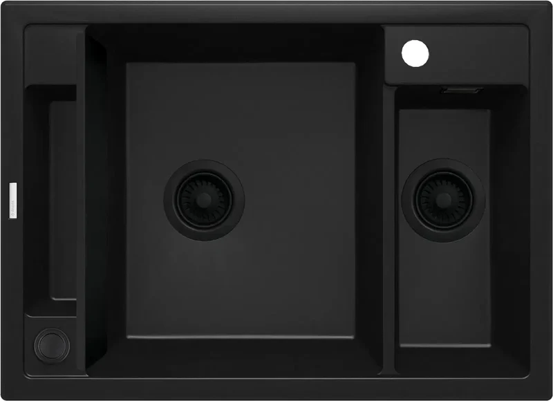 DEANTE Magnetic Granitspülbecken Magnetisch - 1.5-Becken // Nero // ZRM-N103