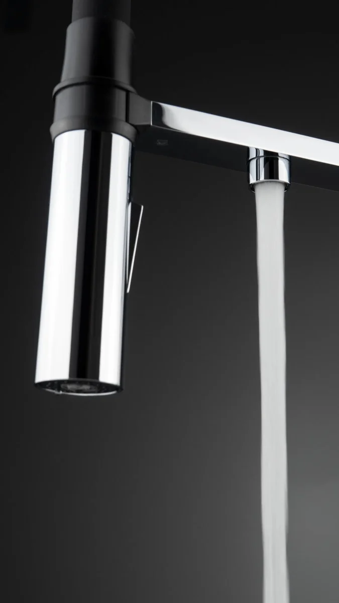 DEANTE Magnetic Küchenarmatur mit flexiblem Auslauf und Wasserfilteranschluss // Chrom // BRM-075M