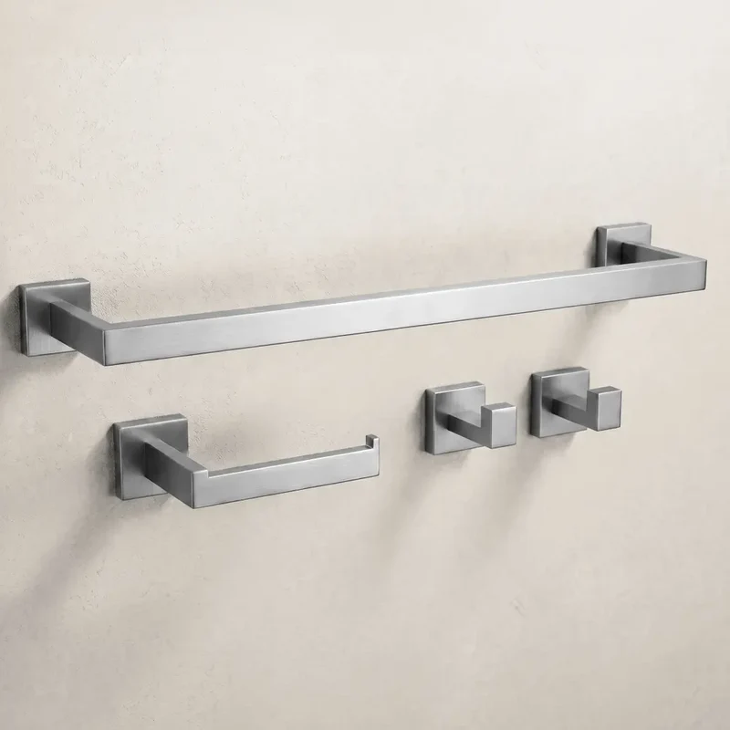 Accessoire-Set RIO Chrom Matt 4 teilig