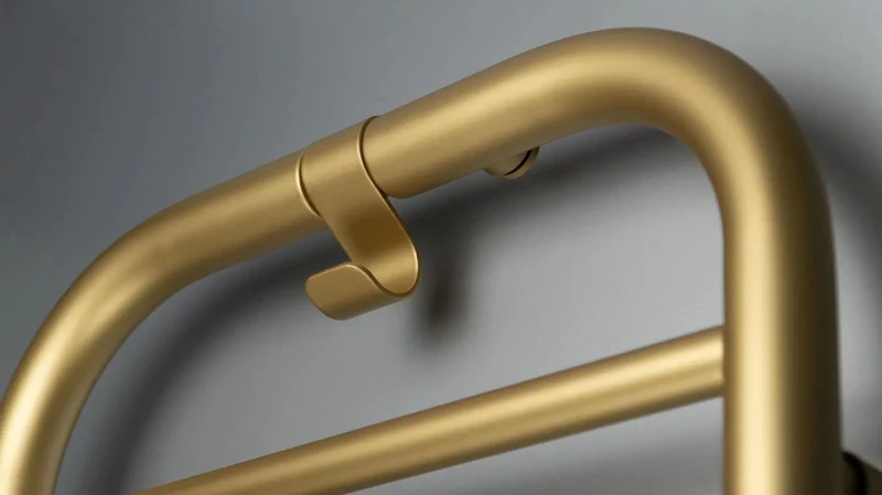 DEANTE Silia Badheizkörper – Höhe 85 cm // Gold Matt // AGI-RG31