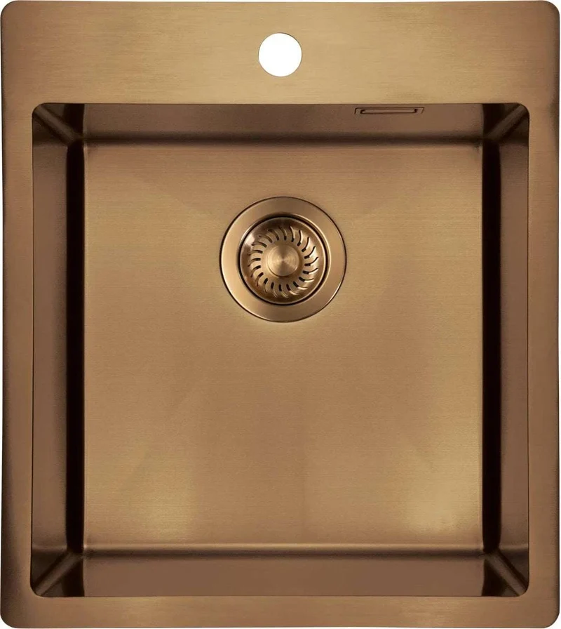 DEANTE Olfato Precious Edelstahlspüle // gebürstete Bronze // ZPO-C10A
