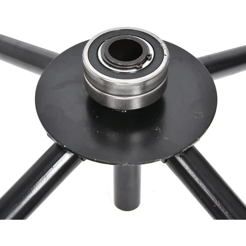 Robuster Rohrhaspel aus Stahl – Abrollgerät für Fußbodenheizungsrohre 16-32 mm, geeignet für PERT, PEX und AL/PEX bis 600 m