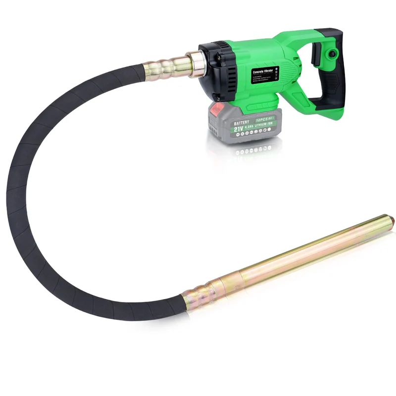 XIIW Akku Betonrüttler 18V | Kabelloser Betonverdichter Ø35 mm | Elektrischer Betonrüttler für Fundament & Schalung