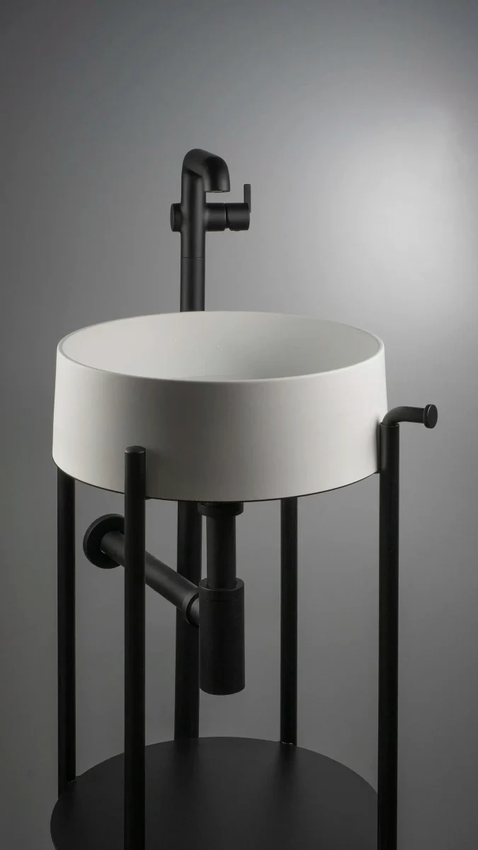DEANTE Silia Granit-Aufsatzwaschbecken // Alabaster // CQS-AU4S