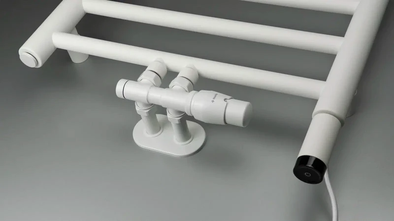 DEANTE Silia Heizpatrone für Badheizkörper – 600 W // Bianco // AGI-A601