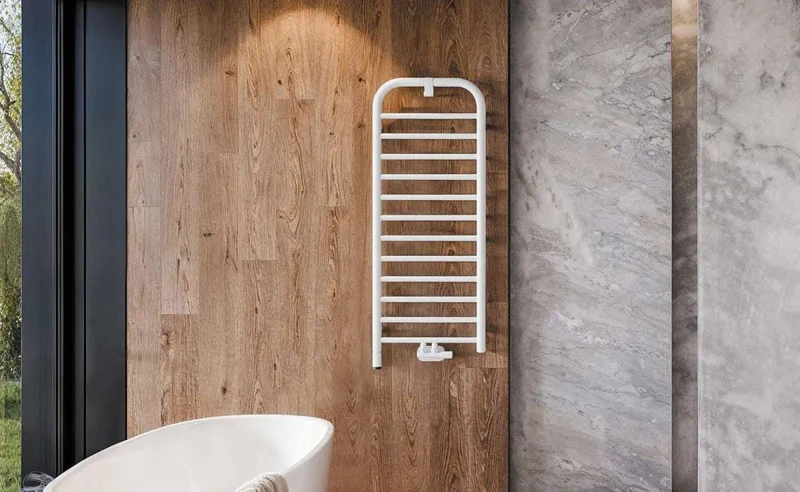 DEANTE Silia Badheizkörper – Höhe 121 cm // Bianco // AGI-AG41