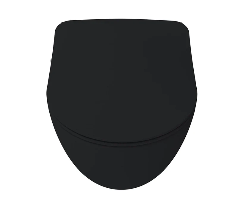 Oase Design Spülrandloses Tahret Bidet Wand-WC inkl. Sitz mit Absenkautomatik schwarz matt