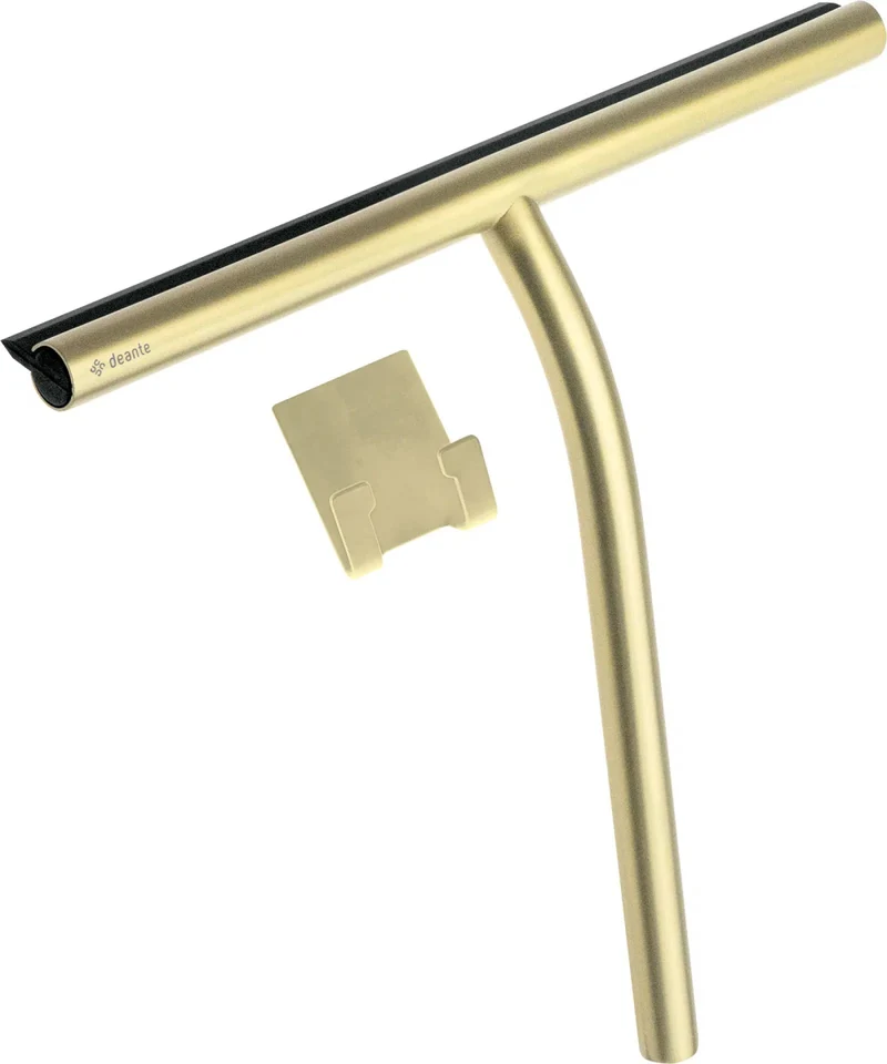 DEANTE Silia Duschabzieher mit Wandhalterung // gebürstetes Gold // ADI-R31K