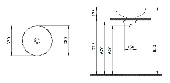 Bocchi Sottile Slim Line Waschbecken – Design
