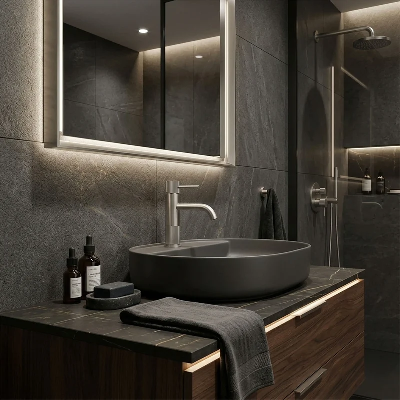 Armatur Lungo Stripe Chrom Matt Low