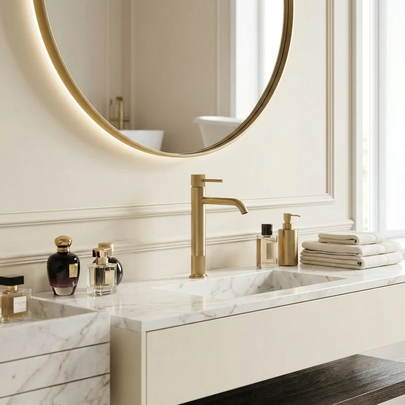 Armatur Lungo Stripe Gold Matt