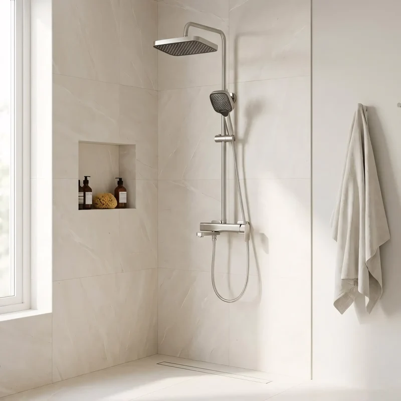 Dusche Arlo Chrom Matt