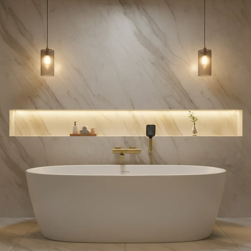 Badewannenarmatur Arlo Gold Matt