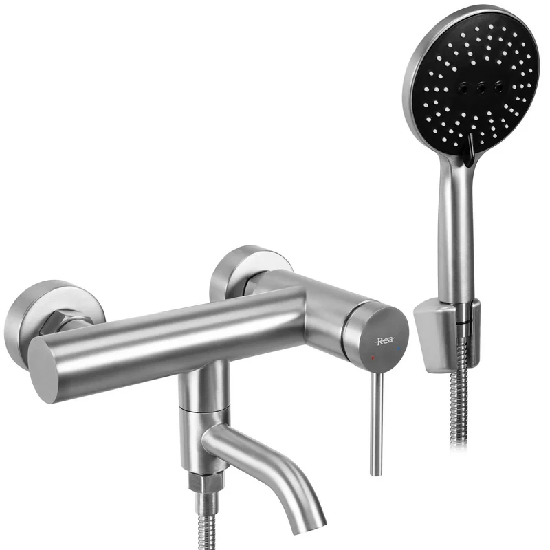 Badewannenarmatur Clif Chrom Matt