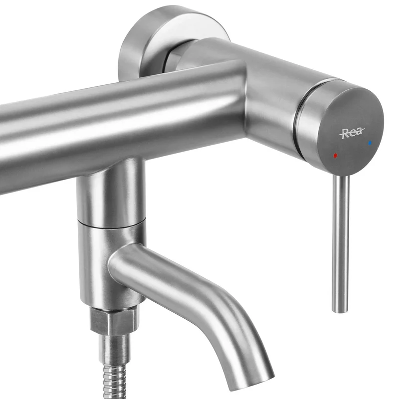 Badewannenarmatur Clif Chrom Matt