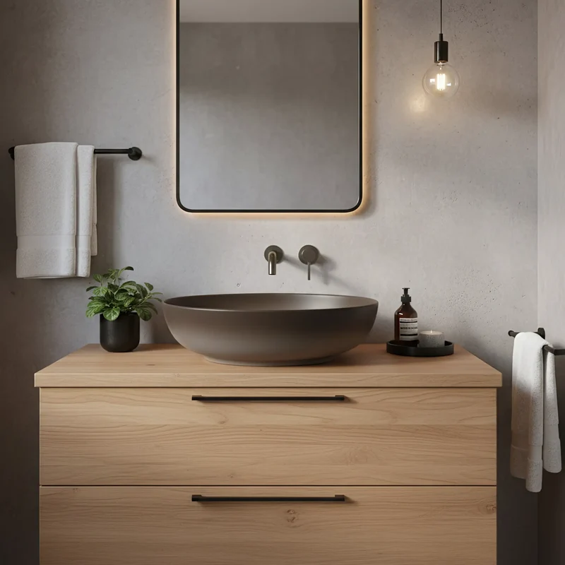 Aufsatzwaschbecken Carola Ombre 51,5x39cm