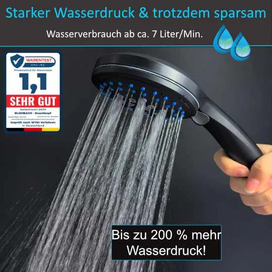 Hochdruck Duschkopf Energy Rain
