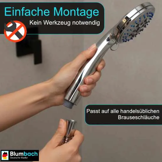 Hochdruck Duschkopf Energy Rain