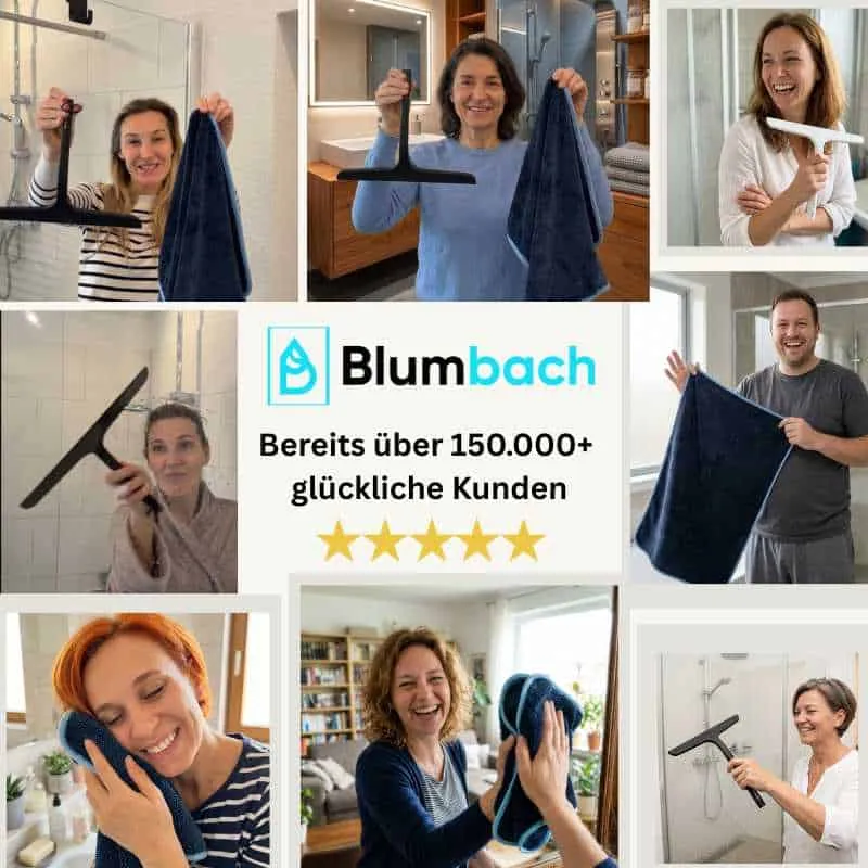 Duschabzieher + Mikrofasertücher Sparset