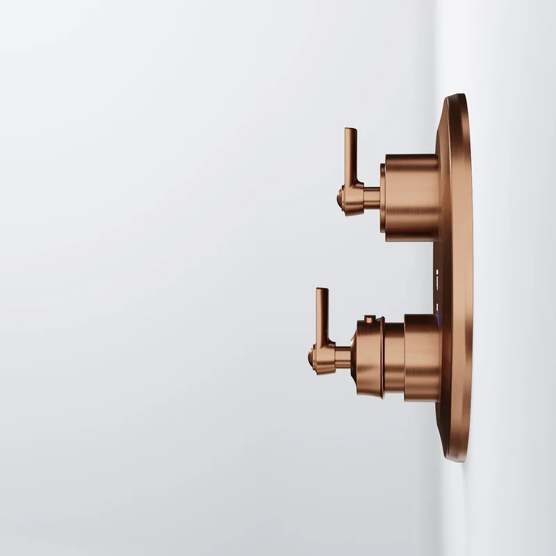 Serie 350 Fertigmontageset für Unterputzthermostat mit 2-Wege-Umsteller