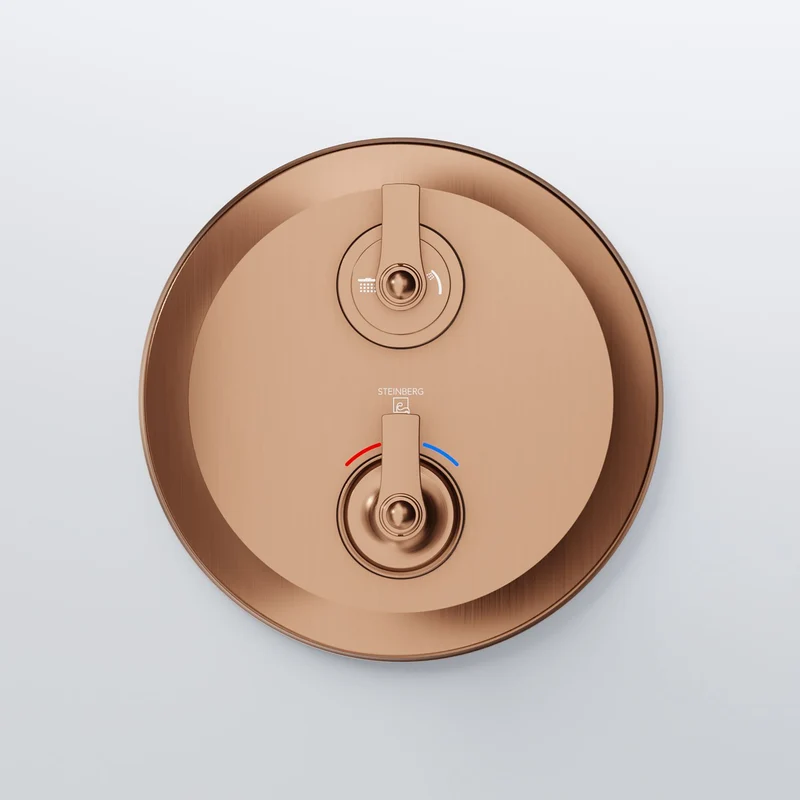 Serie 350 Fertigmontageset für Unterputzthermostat mit 2-Wege-Umsteller