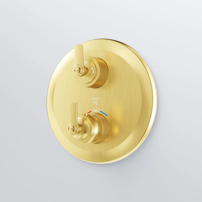 Serie 350 Fertigmontageset für Unterputzthermostat mit 2-Wege-Umsteller