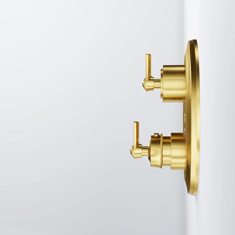 Serie 350 Fertigmontageset für Unterputzthermostat mit 2-Wege-Umsteller