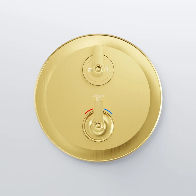 Serie 350 Fertigmontageset für Unterputzthermostat mit 2-Wege-Umsteller