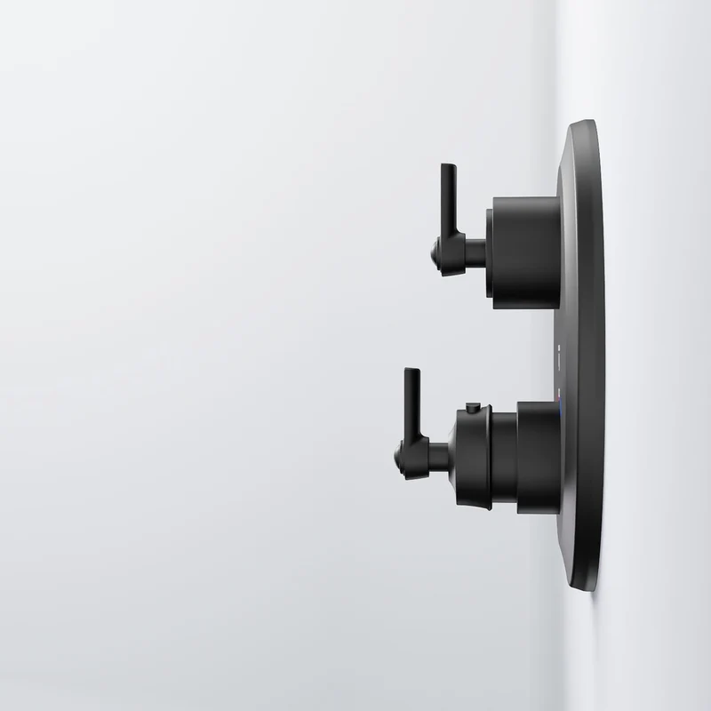 Serie 350 Fertigmontageset für Unterputzthermostat mit 2-Wege-Umsteller