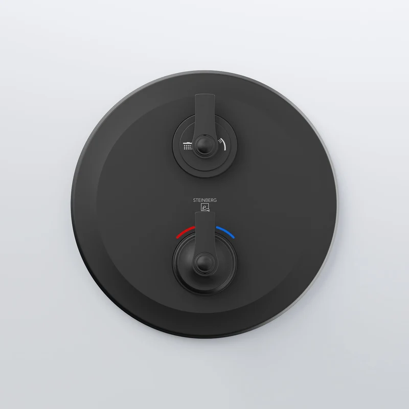 Serie 350 Fertigmontageset für Unterputzthermostat mit 2-Wege-Umsteller