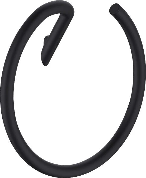 DEANTE Silia Wandhandtuchhalter – Rund // Nero // ADI-N611