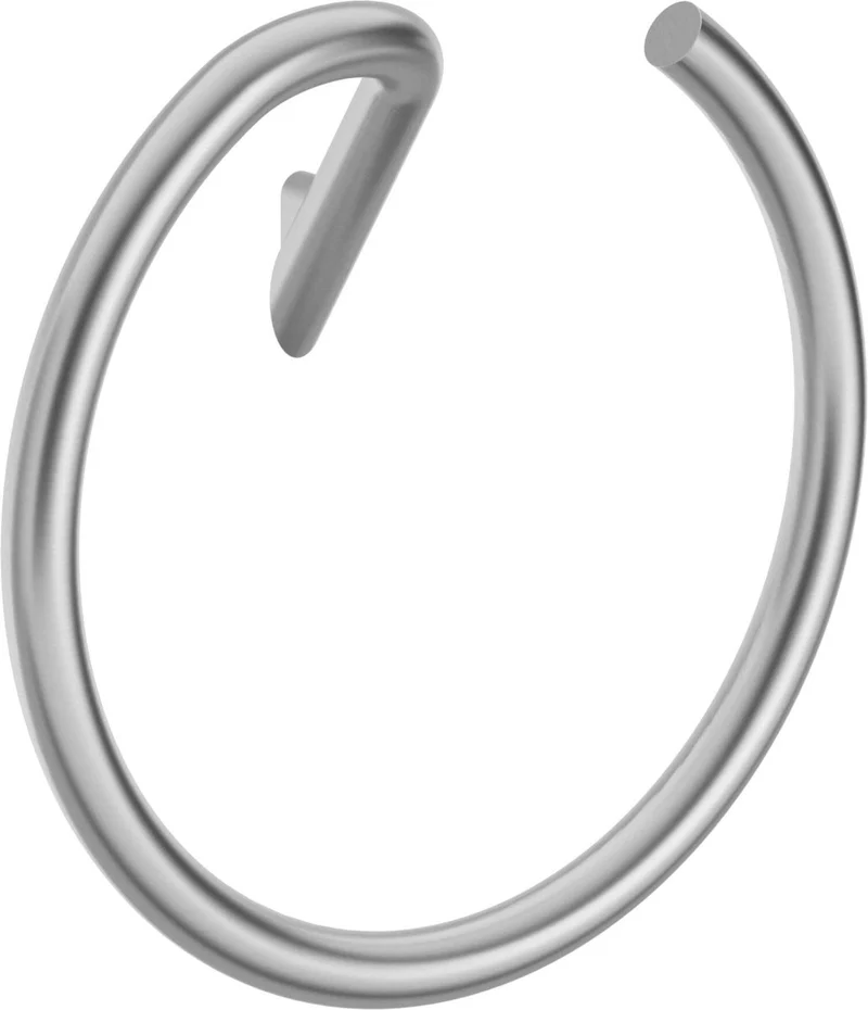 DEANTE Silia Wandhandtuchhalter – Rund // gebürsteter Stahl // ADI-F611