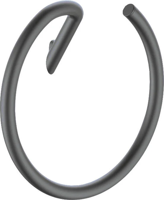 DEANTE Silia Wandhandtuchhalter – Rund // Titanium // ADI-D611
