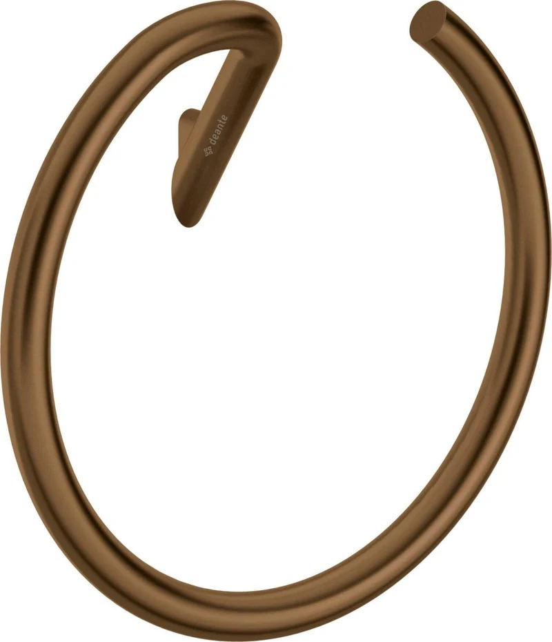 DEANTE Silia Wandhandtuchhalter – Rund // gebürstete Bronze // ADI-C611