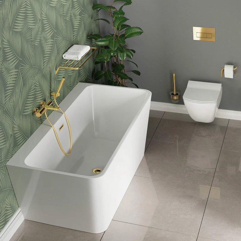 DEANTE Silia Wandablage - Rippen // Gold // ADI-Z531