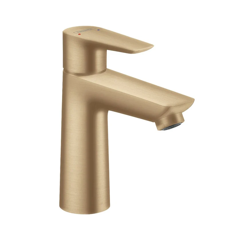 hansgrohe Talis E Waschtischarmatur 110 mit EcoSmart, mit Zugstangen-Ablaufgarnitur, chrom