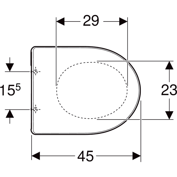 Geberit Renova WC-Sitz 573025000